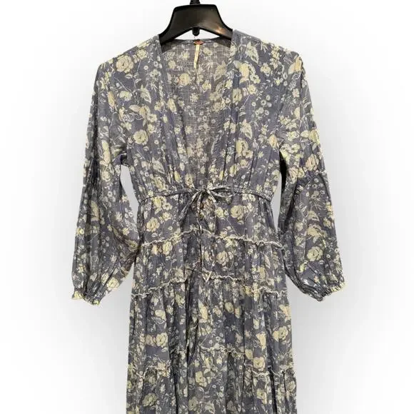 Free People Pappiet Midi Dress Size Small - Picture 9 of 15